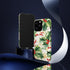 Christmas Holly on a Golden Background - Impact Resistant Phone Case